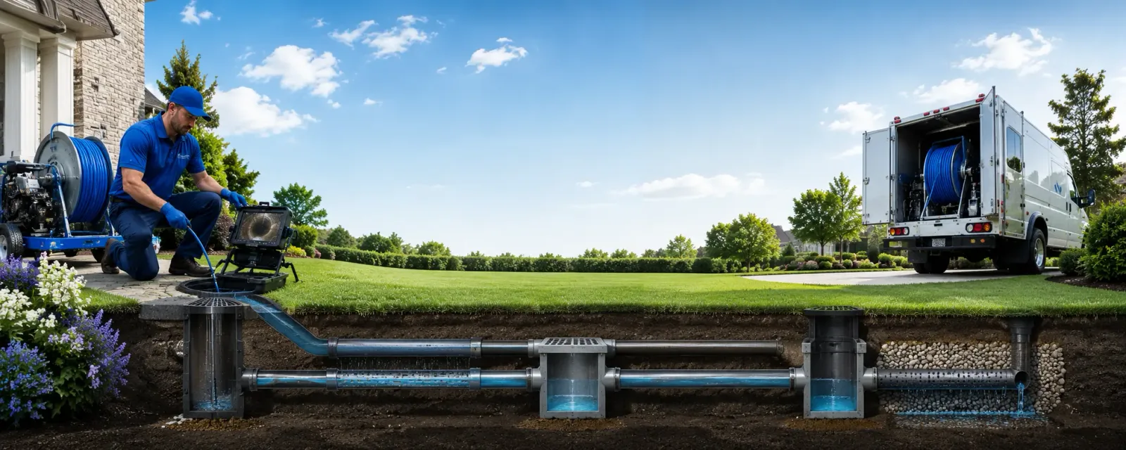 Outdoor drain cleaning information for Melrose, WI